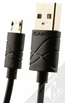 USAMS U-Gee USB kabel s microUSB konektorem pro mobilní telefon, mobil, smartphone, tablet černá (black)