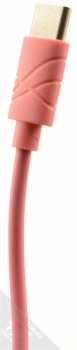 USAMS U-Gee USB kabel s USB Type-C konektorem pro mobilní telefon, mobil, smartphone, tablet růžová (pink) konektor Type-C