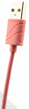 USAMS U-Gee USB kabel s USB Type-C konektorem pro mobilní telefon, mobil, smartphone, tablet růžová (pink) konektor USB