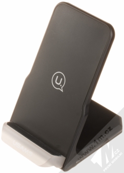 USAMS Zino Wireless Fast Charging Pad stojánek rychlého bezdrátového Qi nabíjení černá (black)