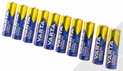 Varta Longlife Power tužkové baterie AA LR6 10ks modrá žlutá (blue yellow)