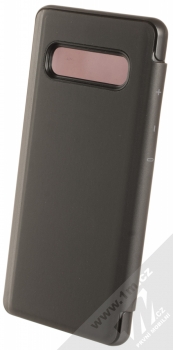 Vennus Clear View flipové pouzdro pro Samsung Galaxy S10 Plus černá (black) zezadu