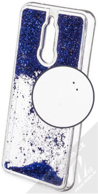 Vennus Liquid Glitter ochranný kryt s přesýpacím efektem třpytek pro Xiaomi Redmi 8 modrá (blue)