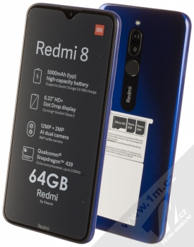 Xiaomi Redmi 8 4GB/64GB modrá (sapphire blue)
