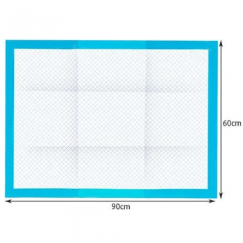 1Mcz Absorpční podložky 60 x 90cm 50 ks včetně 30 sáčků bílá modrá (white blue)
