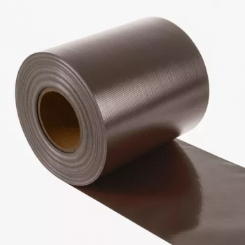 1Mcz Plotová páska, stínící textilie na oplocení 19cm x 35m 630g/m2 včetně 25ks spon hnědá (brown)