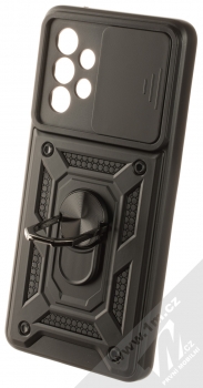 1Mcz Armor CamShield odolný ochranný kryt s držákem na prst pro Samsung Galaxy A53 5G černá (black) otevřené držák
