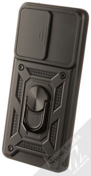1Mcz Armor CamShield odolný ochranný kryt s držákem na prst pro Samsung Galaxy A53 5G černá (black)
