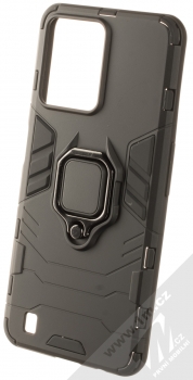 1Mcz Armor Ring odolný ochranný kryt s držákem na prst pro Realme C31 černá (black)