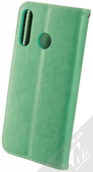 1Mcz Bridges Roj motýlů 1 Book flipové pouzdro pro Huawei P30 Lite mátově zelená (mint green) zezadu