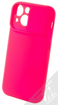 1Mcz CamShield Soft ochranný kryt pro Apple iPhone 13 mini sytě růžová (hot pink) otevřené