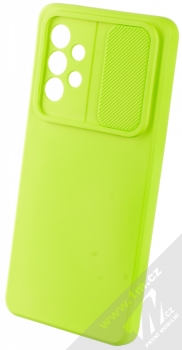 1Mcz CamShield Soft ochranný kryt pro Samsung Galaxy A53 5G limetkově zelená (lime green) otevřené