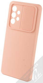 1Mcz CamShield Soft ochranný kryt pro Samsung Galaxy A53 5G lososově růžová (salmon pink) otevřené