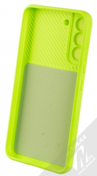 1Mcz CamShield Soft ochranný kryt pro Samsung Galaxy S22 Plus 5G limetkově zelená (lime green) zepředu