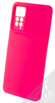 1Mcz CamShield Soft ochranný kryt pro Xiaomi Redmi Note 11 Pro 4G (Global version), Redmi Note 11 Pro 5G (Global version) sytě růžová (hot pink) otevřené