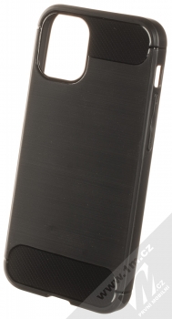 1Mcz Carbon TPU ochranný kryt pro Apple iPhone 12 mini černá (black)