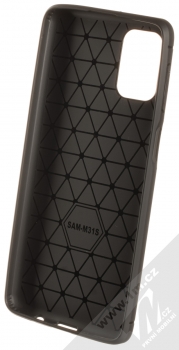 1Mcz Carbon TPU ochranný kryt pro Samsung Galaxy M31s černá (black) zepředu
