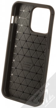 1Mcz Carbon Premium TPU ochranný kryt pro Apple iPhone 15 Pro Max černá (black) zepředu