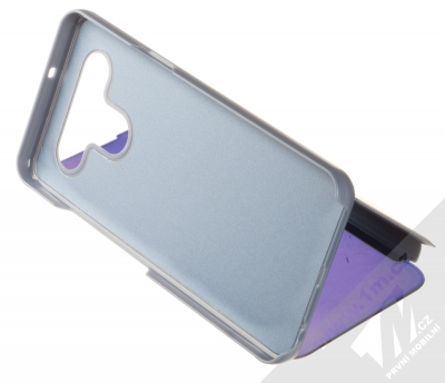 1Mcz Clear View flipové pouzdro pro LG K41s, LG K51s modrá (blue) stojánek