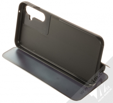 1Mcz Clear View flipové pouzdro pro Samsung Galaxy A34 5G černá (black) stojánek