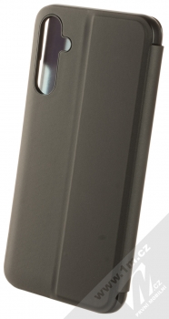 1Mcz Clear View flipové pouzdro pro Samsung Galaxy A34 5G černá (black) zezadu