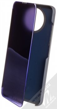 1Mcz Clear View flipové pouzdro pro Xiaomi Redmi Note 9T modrá (blue)