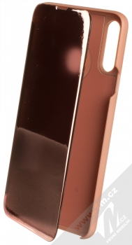 1Mcz Clear View flipové pouzdro pro Samsung Galaxy A20s růžová (pink)