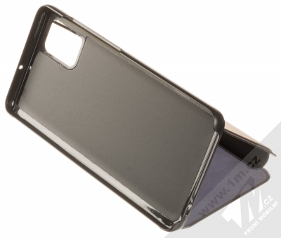 1Mcz Clear View flipové pouzdro pro Samsung Galaxy A31 černá (black) stojánek