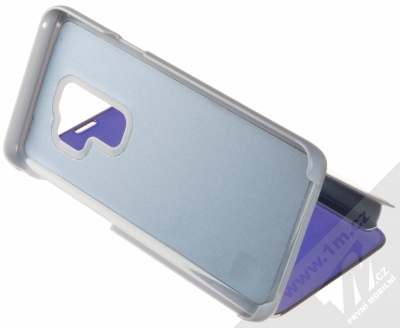1Mcz Clear View flipové pouzdro pro Samsung Galaxy S9 Plus modrá (blue) stojánek