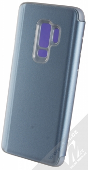 1Mcz Clear View flipové pouzdro pro Samsung Galaxy S9 Plus modrá (blue) zezadu