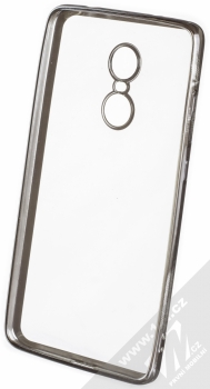 1Mcz Electro Shining TPU třpytivý ochranný kryt pro Xiaomi Redmi Note 4 (Global Version) stříbrná (silver) electro varianta zepředu