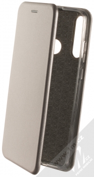 1Mcz Elegance Book flipové pouzdro pro Huawei Y6p kovově šedá (steel)