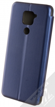1Mcz Elegance Book flipové pouzdro pro Xiaomi Redmi Note 9 tmavě modrá (dark blue) zezadu
