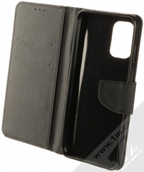 1Mcz Fancy Book flipové pouzdro pro Nokia G60 černá (black) otevřené