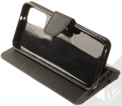 1Mcz Fancy Book flipové pouzdro pro Nokia G60 černá (black) stojánek