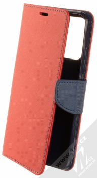 1Mcz Fancy Book flipové pouzdro pro Xiaomi Redmi 10A červená modrá (red blue)