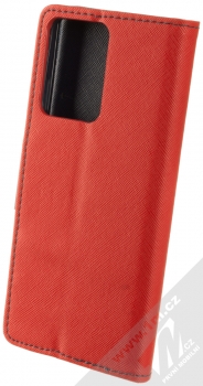 1Mcz Fancy Book flipové pouzdro pro Xiaomi Redmi Note 12 Pro 5G, Poco X5 Pro červená modrá (red blue) zezadu