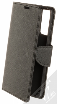 1Mcz Fancy Book flipové pouzdro pro Samsung Galaxy S21 černá (black)