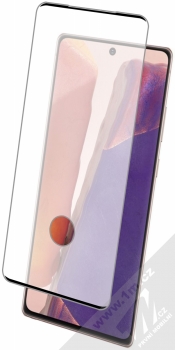 1Mcz Glass 5D ochranné tvrzené sklo na kompletní displej pro Samsung Galaxy Note 20 černá (black) s telefonem