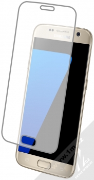 1Mcz Glass 5D ochranné tvrzené sklo na kompletní displej pro Samsung Galaxy S7 průhledná (clear) s telefonem