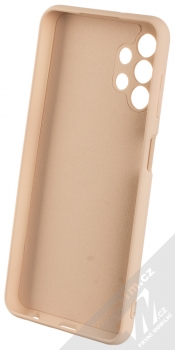 1Mcz Grip Ring Skinny ochranný kryt s držákem na prst pro Samsung Galaxy A13 4G světle růžová (powder pink) zepředu