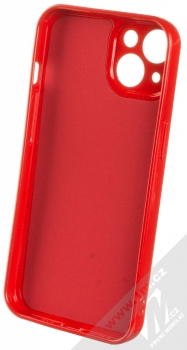 1Mcz Jelly Skinny TPU ochranný kryt pro Apple iPhone 13 červená (red) zepředu