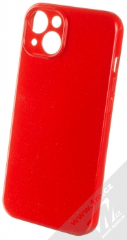1Mcz Jelly Skinny TPU ochranný kryt pro Apple iPhone 13 červená (red)