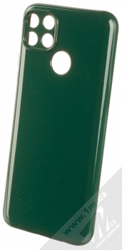 1Mcz Jelly Skinny TPU ochranný kryt pro Realme 7i, Narzo 30A tmavě zelená (forest green)