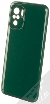 1Mcz Jelly Skinny TPU ochranný kryt pro Xiaomi Redmi Note 10, Redmi Note 10S tmavě zelená (forest green)