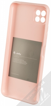 1Mcz Jelly TPU ochranný kryt pro Samsung Galaxy A22 5G světle růžová (light pink) zepředu