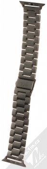 1Mcz Kovový řemínek pro Apple Watch 42mm, Watch 44mm, Watch 45mm černá (black)