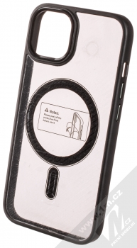 1Mcz MagCarbon ochranný kryt s MagSafe pro Apple iPhone 13 černá (black)
