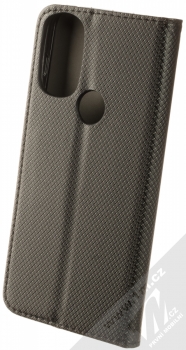 1Mcz Magnet Book Color flipové pouzdro pro Motorola Moto G71 5G černá (black) zezadu