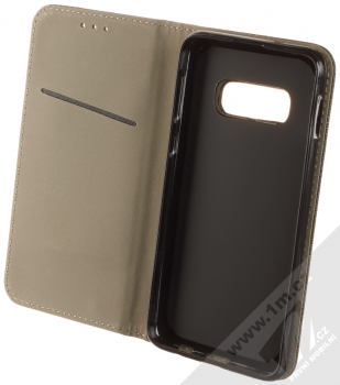 1Mcz Magnet Book Color flipové pouzdro pro Samsung Galaxy S10e černá (black) otevřené
